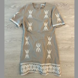 Zara linen mini dress